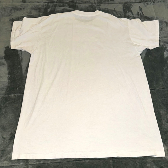 Delta Ladies T-Shirt Women One Size White Fish Coral Print Short Sleeve Pullover - Picture 3 of 7